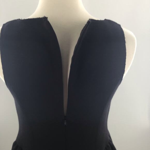 Pascal Millet Womens Black Wool Dress Size French 42 Approx US Medium - Picture 6 of 8